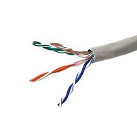 Monoprice Câble Ethernet Cat5e en Vrac - Cordon réseau Internet - Solide - 350 MHz - STP CM - Fil de cuivre Nu Pur - 24 AWG - 304,8 m - Gris
