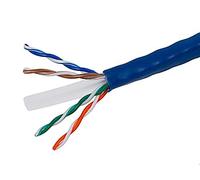 Monoprice Câble Ethernet Cat6 en Bobine Câble pour réseau Internet - 76 mètres (250 ft) - Bleu, multibrin, 550 MHz, UTP, CM, Fil de cuivre Nu, 24 AWG