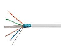 Monoprice Câble Ethernet Cat6A en Vrac - Cordon réseau Internet - Solide, 550 MHz, FTP, CMR, classé, Fil de cuivre Nu, 10G, 23 AWG, sans Logo, 305 m, Blanc