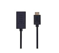Monoprice Câble passif 4K UltraFlex petit diamètre HDMI femelle vers mini HDMI mâle - 0,9 m - Noir - 4K à 60 Hz, 18 Gbps, 36 AWG - Compatible avec appareil photo reflex numérique, TV, ordinateur portable, tablette