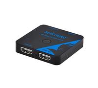 Monoprice Commutateur HDMI 2 x 1, 8K @ 60 Hz, 4K @ 120 Hz, 48 Gbit/s, HDMI 2.1, HDCP 2.3, HDR10+ et Dolby Vision, Prise en Charge à Faible Latence, pour HDTV, Xbox, PS5/4/3, Lecteur Blu-Ray, Fire TV