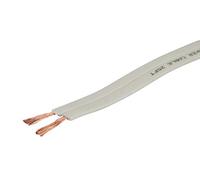 Monoprice Fil/câble de Haut-Parleur Plat 30.48M (100ft) CL2 dans Le Mur, classé dans Une Gaine en matériau PVC, Calibre 16 AWG, cuivre Pur pour Le cinéma à Domicile