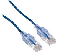Monoprice Lot de 10 câbles de raccordement réseau Ethernet Cat6A - 6,1 m - Bleu | 10 G - Série SlimRun
