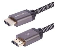 Monoprice Lot de 5 câbles HDMI 2.1 tressés ultra haute vitesse certifiés 8 K Noir 48 Gbps Compatible avec Sony PS 5, PS 5 Digital Edition, Xbox Series X et Xbox Series S