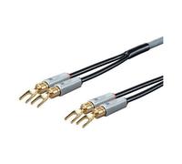 Monoprice Monolith by 14AWG Oxygen Free Copper Multi-Strand Conductors PE Insulated Speaker Wire with Gold Plated Spade
