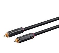 Monoprice Onix Series Câble coaxial numérique Audio vidéo RCA pour Caisson de Basses RG-6/U 75 ohms 4,6 m Noir