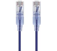 Monoprice SlimRun Lot de 10 câbles de raccordement Ethernet Cat6A - snagless RJ45 UTP en cuivre nu 10 G 30 AWG 3 m Violet