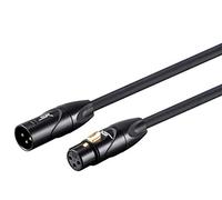 Monoprice XLR à XLR Cable [Microphone & Interconnect] - 1,83M (6ft), M/F, plaqué or, 16AWG - Stage Right Series