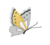 Monoquick Écusson thermocollant Papillon Argenté/doré 6,0 cm