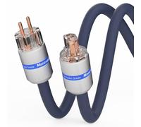 Monosaudio Câble d'alimentation HiFi P902 - 16 A - 250 V - Fiche européenne pour caisson de basses - Amplificateur - Câble d'alimentation audio DV/AV - Fiche Schuko - Câble d'alimentation haut de