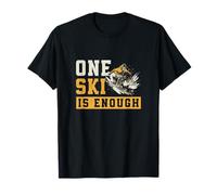 Monoski One Ski Is Enough Funny Monoski Skier T-Shirt
