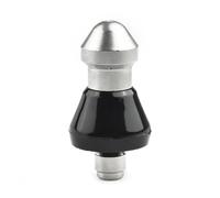 MonoSora 1 buse avant 6 arrière 6 pouces pour nettoyeur haute pression, buse de dragage en acier inoxydable + nylon, 5000 psi, 154,4 °C, noir + argent