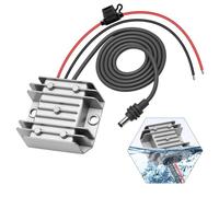 MonoSora Adaptateur convertisseur Boost DC 12 V/24 V vers 57 V 4,5 A, étanche IP68, pour mini routeur Starlink avec fusible