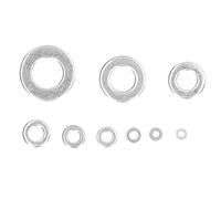 MonoSora Assortiment de 684 rondelles plates en acier inoxydable 304, M2 M2,5 M3 M4 M5 M6 M8 M10 M12, 0,3 mm à 2,5 mm d'épaisseur pour bricolage et réparation