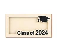 MonoSora Boîte à cartes de remise de diplôme pour remise de diplôme Classe 2024 pour décoration de Noël