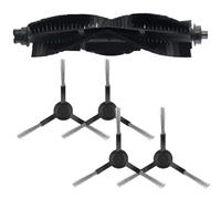 MonoSora Brosse latérale et brosse principale de rechange pour aspirateur robot Wyze WVCR200S, 4 brosses latérales et 1 brosse rouleau