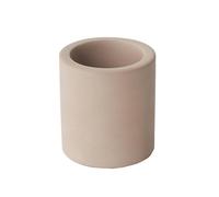 MonoSora Diatom Mud Porte-brosse à dents et gobelet, absorbant l'eau et séchage rapide, rangement minimaliste pour salle de bain pour brosse à dents et dentifrice, 6,1 x 6,1 x 6,6 cm, gris foncé Browm