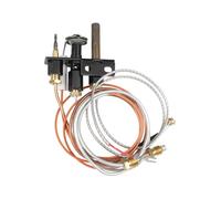 MonoSora Ensemble pilote à 3 voies pour cheminée au propane et au gaz naturel, compatible avec Majestic TEMCO Vermont Castings HHT Dutchwest, comprend un tube à gaz de 45,7 cm, un thermocouple de 66