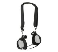 MonoSora Étui de protection pour haut-parleur Anker Motion Boom - Housse de protection en nylon avec poignée - 21 x 14 x 6 cm - Noir