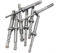 MonoSora Foret avec butée de fin de course pour installation de boulon M12, tête en carbure YG8, acier 40CR, rainure à double spirale, pour béton et brique (2)