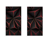 MonoSora Lot de 2 autocollants imperméables en nid d'abeille pour pilier de voiture, 50 x 25 cm, faciles à installer soi-même