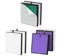 MonoSora Lot de 2 filtres purificateur d'air de rechange pour MORENTO HY4866 YIOU M1 WESTHEY HY4866 FETIONS H13 True HEPA avec charbon actif et pré-filtre Vert