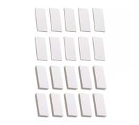 MonoSora Lot de 20 coussinets de protection murale en mousse EVA pour tête de lit et canapé - 5 mm et 15 mm d'épaisseur - Blanc