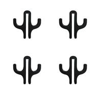 MonoSora Lot de 4 crochets porte-serviettes pour portes en verre, cintres de douche pour cuisine, salle de bain, crochets de porte sans perçage, crochets en plastique noir, 9 x 6,5 cm/9 x 8,8 cm/16 x