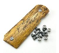 MonoSora Lot de 4 vis de poignée robustes en acier inoxydable 416 pour 1911 avec clé Torx T8 9 mm de long et 7 mm de diamètre