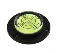 MonoSora Niveau à bulle en acrylique transparent 50 x 12 mm avec angle noir 360° pour mesurer et mettre en page des outils pour un alignement horizontal et vertical précis