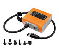 MonoSora Pompe à air électrique à batterie au lithium pour kayak SUP gonflables 22 PSI Pression maximale 5000 mAh 6 buses Orange