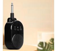 MonoSora Pour mini guitare électrique et basse, sortie 5 W, prise jack rotative 6,35 mm, rechargeable par USB avec batterie de 850 mAh, format de poche portable, noir