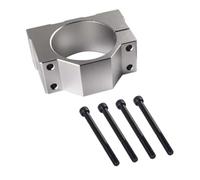 MonoSora Support de serrage de broche en aluminium avec 4 vis pour machine CNC, argenté