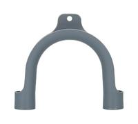 MonoSora Tuyau d'évacuation pour machine à laver et lave-vaisselle - Coude en PVC en forme de U pour suspendre des tuyaux de vidange - Gris