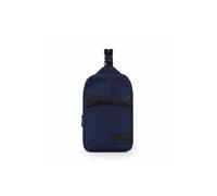 Monospalla Piquadro W129 Cuir bleu et tissu - CA5751W129-BLU BLUE UNI