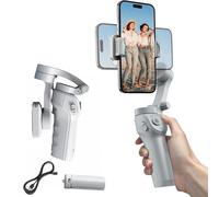 Monovon Gimbal-Suivi Automatique du Visage et contrôle gestuel Intelligent - Idéal pour Vlogs, Photos et Voyages