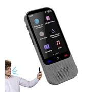 Monozoz Appareil de traduction linguistique - Traducteur hors-ligne instantané bidirectionnel en temps réel, batterie intégrée de 1500 mAh, traducteur de langues hors ligne pour l'apprentissage des