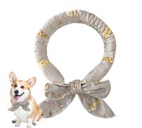Monozoz Bandana rafraîchissant pour animaux de compagnie | Collier rafraîchissant instantané pour chiens et chats avec nœud papillon, bandanas rafraîchissants instantanés réutilisables, tour de cou