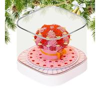 Monozoz Calendrier 3D | Calendrier de bureau 2026 3D rose Art, loisirs créatifs, décoration d'intérieur pour femmes, filles, étudiants, Nouvel An, table de Noël, chambre à coucher, bibliothèque, école