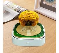 Monozoz Calendrier de bureau 3D 2026-3D avec notes adhésives Fortune Tree House 2026 - Bloc-notes debout pour armoire, étagère, table, étude, salon, entrée, vacances, adultes et amis