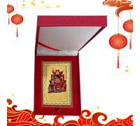 Monozoz Carte Tai Sui - Portefeuille de décoration pour maison, studio, année du serpent - Carte à collectionner pour homme et femme