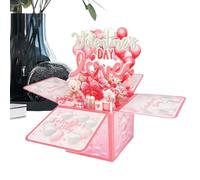 Monozoz Cartes pop-up de Saint-Valentin | Carte de vœux créative, cartes de connexion pour couple romantique, cartes amusantes de Saint-Valentin pour fêtes de mariage