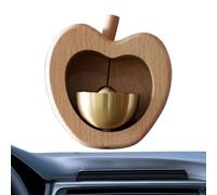 Monozoz Cloche pour ouverture de porte - Carillon de porte en bois - Carillon de porte ouverte - Décoration de voiture pour nouvelle maison, anniversaire