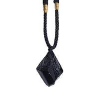 Monozoz Collier avec pendentif en tourmaline noire | Collier en pierre de , chaîne noire pour femme, pendentif tendance en , 1, 1