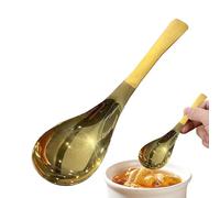 Monozoz Cuillères en acier inoxydable | Cuillère à thé | Passe au lave-vaisselle Cuillères d'argenterie pour flocons d'avoine, café, desserts, bouillon, chocolat chaud