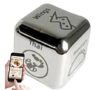 Monozoz Dés alimentaires pour couples | Couples What for Dinner Dice Games Dés de décision - Romantique Lui Elle Idée de repas pour la Saint-Valentin, le Nouvel An, un anniversaire