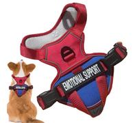 Monozoz Harnais de Poitrine pour Chien - Gilet de Poitrine Anti-Traction | Harnais de Dressage réglable pour Chien, Gilet réfléchissant Respirant pour Chiens de Taille Moyenne et Grande