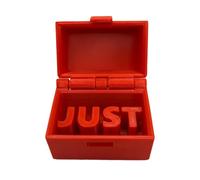 Monozoz Just in Case - Boîte de rangement Just in Case Prank Stuff - Décoration de bureau - Petite boîte avec inscription « Just in Case Prank Stuff » - Décoration de bureau - Décoration d'Halloween