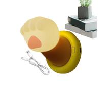Monozoz Lampe de chevet, veilleuse en forme de patte de chat, lampe de robinet rechargeable, lumière d'ambiance pour chambre à coucher, salon, bureau, dortoir, 3 réglages de luminosité