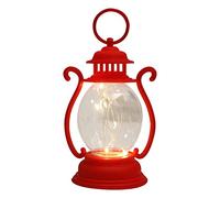 Monozoz Lanterne Vintage à LED, Lampe tempête LED, Lampes de Table de Chevet à Piles, Lanterne pour Noël, Halloween, randonnée, Camping, 16,2 cm